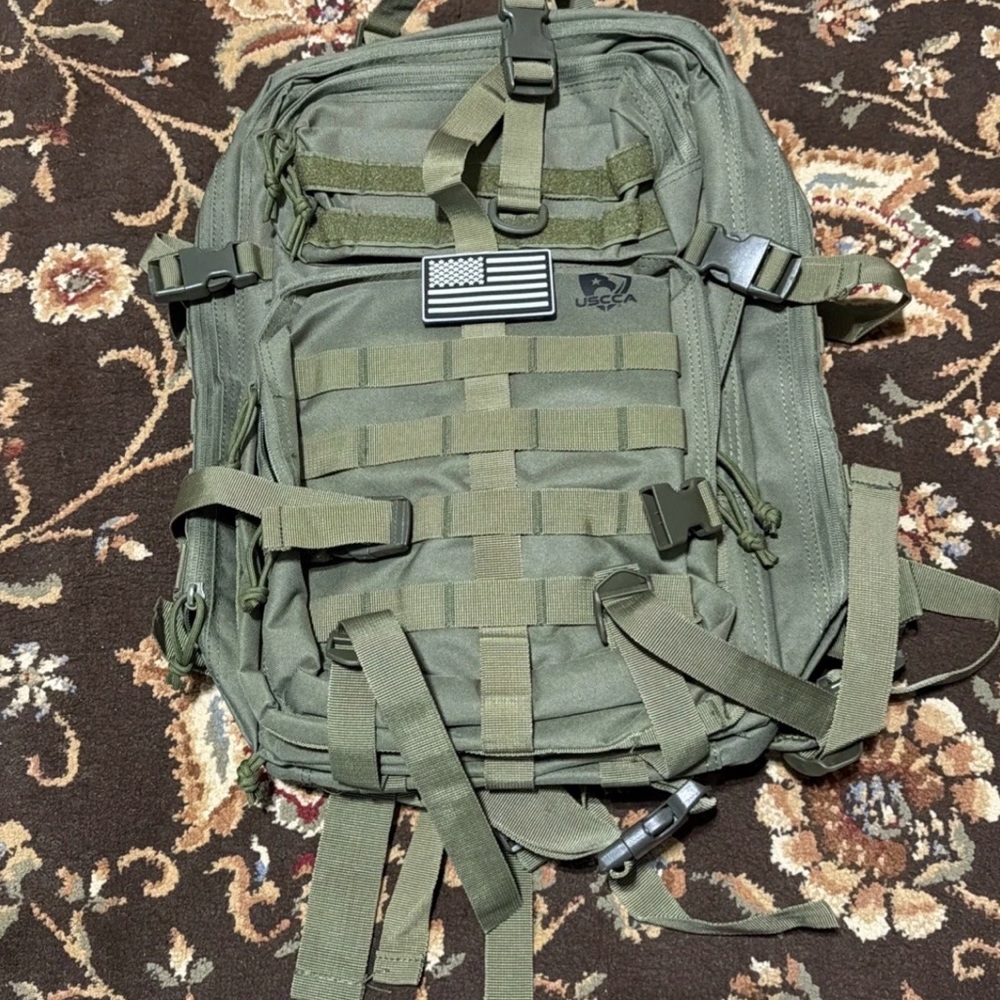 Olive Green Tactical Backpack